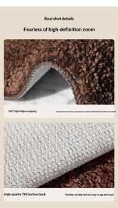 Alfombra de Baño Wuerdu Simple de Color Sólido, Antibacteriana, Absorbente, Antideslizante, de Microfibra de Poliéster, Alfombra para Puerta, Nuevo Estilo 2025 - Product Image 6