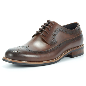 2024 <span class=keywords><strong>Eleganti</strong></span> Scarpe Derby in Vera Pelle Italiana Stile Brogue per Uomo, Scarpe da Cerimonia per Affari, Feste e Vita Quotidiana - Product Image 2
