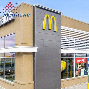 Panneau composite en aluminium ignifuge antibactérien haute résistance à la corrosion série 2000 design moderne mur-rideau salle de bain - Product Image 1