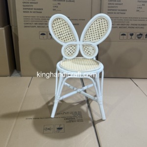 Chaise d'enfant en rotin tressé faite à la main, directement de l'usine, pour la location lors de fêtes, mariages et événements, écologique et durable - Product Image 5