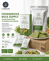Gefreeze-droogde gemengde groentecake snack met voedingsvezels haver, klaar om te eten, 12 maanden houdbaarheid, OEM/ODM private label foodservice