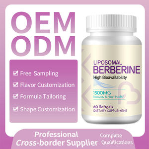 Cápsulas Macias de Berberina HCL Orgânica Testadas por Terceiros Nutriente para Cabelos Saudáveis Bem-Estar Personalização de Logo - Product Image 3