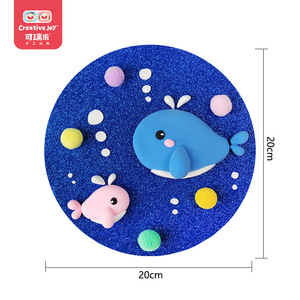 Set di Cornici Ovali <span class=keywords><strong>in</strong></span> Argilla Ultra-Leggera per Bambini Krelele, Kit Creativo Fai-da-Te con Confezione Colorata, Modello Carino di Animale Domestico - Product Image 5