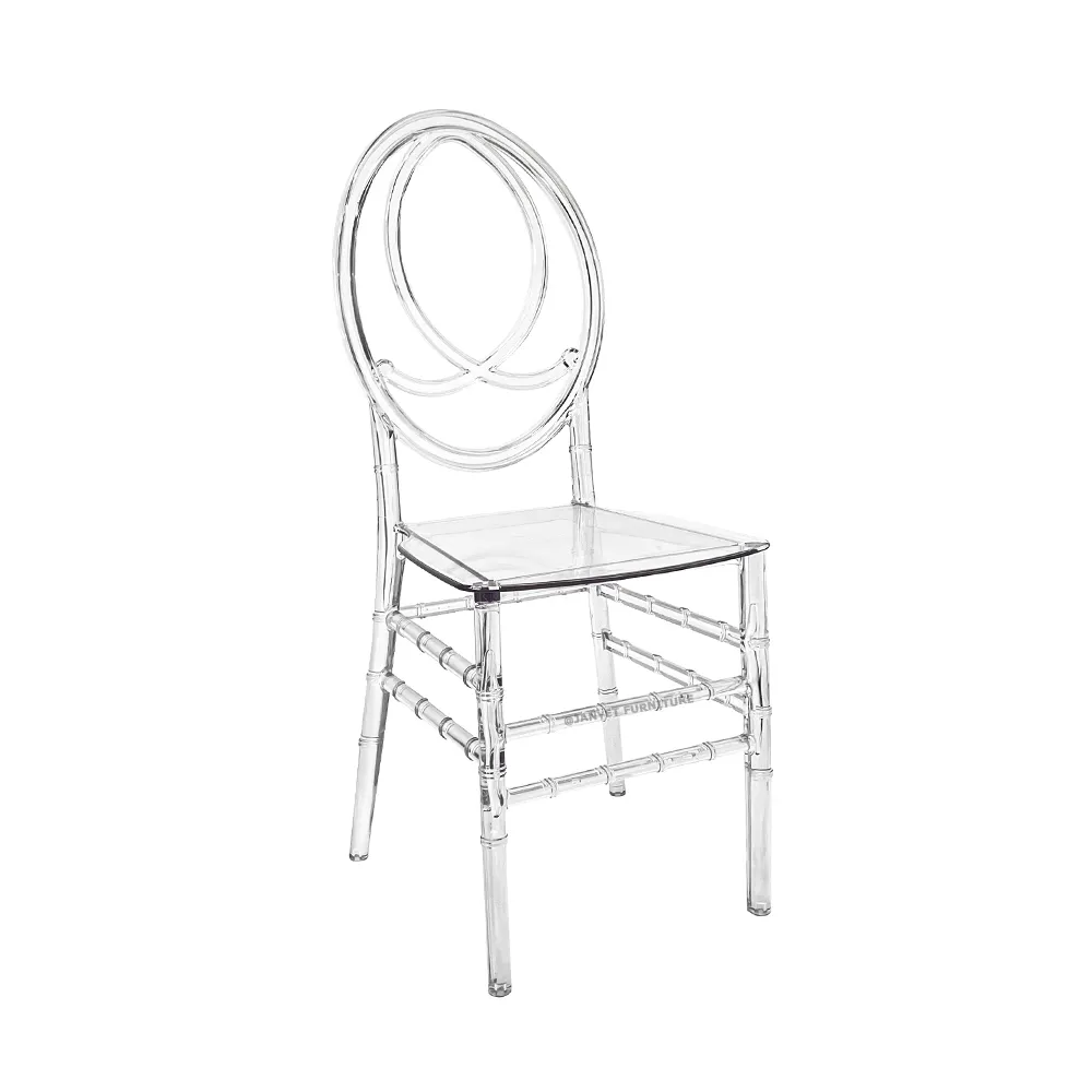 Wholesale Event Stackable Crystal Clear Acrylic Phoenix Chair for Weddings