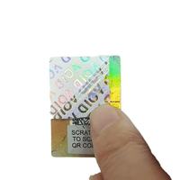 Autocollant de sécurité étiquette holographique autocollant de vide étiquettes d'hologramme durables autocollant d'hologramme passé par Qc