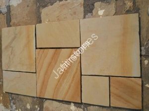 Losas y azulejos de piedra arenisca natural color menta desértica para revestimiento de paredes, pisos, caminos de jardín, patios, paisajismo y construcción exterior. - Product Image 5
