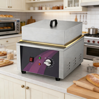 Nouvelle machine à soufflés, crêpes, muffins et gaufres Yuqi en acier inoxydable, légère, multifonction, avec contrôle numérique et thermostat réglable