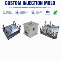 Service de moulage par injection plastique haute précision sur mesure, pièces en ABS, PA, PC, PE, PMMA, POM, PP, PS, tolérance de 0,005 mm, certifié ISO9001