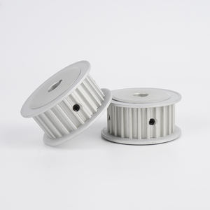 Toptan Özel Kasnak Tekerleği HTD 3M 5M 8M 14M 20M AT5 AT10 CNC İşlemeli Alüminyum Zamanlama Kasnakları - Product Image 3