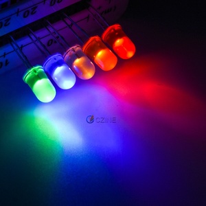 Dropshipping 1000 Cái/túi F5 Ống Kính Màu Tròn Đỏ Xanh Xanh Lá Cây Vàng Cam Các Loại 5 Mét Khuếch Tán Led Light-Emitting Diode DIY Kit - Product Image 2