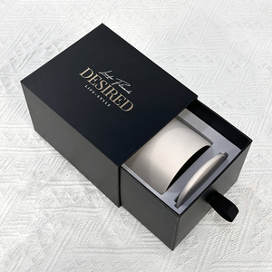 Luxury Custom Printed Logo Cardboard Rigid <b>Pull</b> Out Sleeve Sliding <b>Drawer</b> Gift Box Packaging Insert Embossing Recycled Materials - Product Image 1