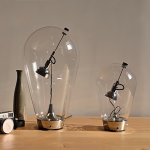 Table Lamp With Light Bulb Design Touch Control Led <b>Desk</b> Lamp For Bedroom Study - Product Image 2