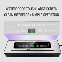 Machine de mise sous vide et de conservation des aliments ; Scelleuse sous vide portable à usage domestique, double fonction (sèche et humide) ; Matériaux en acier inoxydable