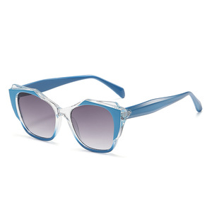 Irregular Sunglasses Plastic <b>Frame</b> <b>Black</b> UV400 Protection Unisex Outdoor Use - Product Image 3