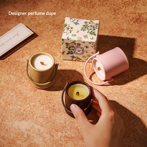 Bougie d'aromathérapie artisanale haut de gamme en cire de soja, parfum fruité, coffret cadeau, diffuseur d'ambiance intérieur, décoration, <span class=keywords><strong>anniversaire</strong></span> - Product Image 4