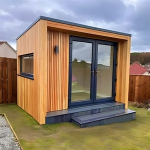 Ngoài trời kích thước lớn bằng gỗ phòng tắm hơi cabin Ngôi nhà nhỏ với cửa sổ kính tùy chỉnh ngoài trời phòng tắm hơi truyền thống - Product Image 3