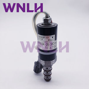 Válvula Solenoide Proporcional Hidráulica WNLH KDRDE5K-20/30C12A-111 YN35V00004F1 para Excavadora Kobelco SK200-2 SK200-3 SK200-5 - Product Image 2