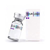 Étiquette personnalisée pour flacon de peptides 3ml 10ml, autocollant imprimable résistant à l'huile pour bouteille d'emballage liquide avec logo holographique