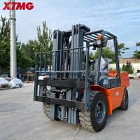 Chariot élévateur diesel tout-terrain XTMG Premium à quatre roues motrices, chariot élévateur à combustion interne diesel 5t