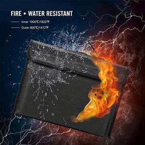 CUSTOM New Arrival Water-Resistant and Fireproof Filing Product Fiberglass Document Bag Secure for Documents - Product Image 3