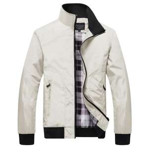 سترة رجالية كاجوال صلبة للربيع والخريف، ملابس خارجية رياضية بياقة ماندارين، جاكيتات رجالية للرجال، معاطف مقاس <span class=keywords><strong>M</strong></span>-4XL - Product Image 6