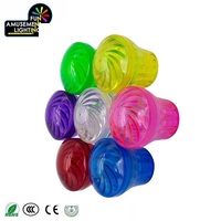 Fabrication chinoise, couvercles de lampes décoratives en plastique pour lumières de Noël LED E10 de 45 mm