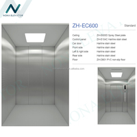 Ascenseur résidentiel personnalisable avec écran LCD, petite salle de machine, cabine de luxe pour usage domestique et commercial