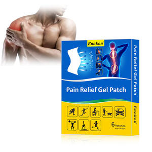 Enokon EK-001 Menthol Herbal <span class=keywords><strong>Pain</strong></span> <span class=keywords><strong>Gel</strong></span> Patch Chinois Anti-Douleur Pansement pour Soulagement Efficace des Douleurs Articulaires du Genou Hot & Cold Packs - Product Image 3