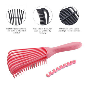 <span class=keywords><strong>Cepillo</strong></span> Desenredante Ventilado de Plástico con Ocho Hileras <span class=keywords><strong>para</strong></span> Cabello Rizado <span class=keywords><strong>para</strong></span> Mujeres con Logotipo Personalizado Estilo Pulpo - Product Image 3