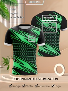Maglie Sportive Personalizzate MARKAKRALI in Poliestere 100% Traspirante <span class=keywords><strong>con</strong></span> Nome della Squadra e Logo, T-shirt da Allenamento Traspirante - Product Image 5