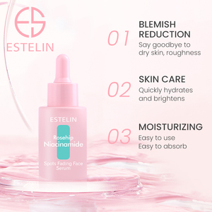 ESTELIN Rosehip & Niacinamida Hidrata Rapidamente Pontos de Hidratação Profunda Desvanecimento Branqueamento Soro para o Rosto - Product Image 3