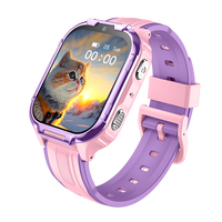 Jam Tangan Pintar Anak D55 4G dengan Deteksi Detak Jantung dan Tekanan Darah, Layar 1,83 inci, Android 8.1, Mode Kelas, GPS Positioning