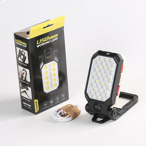 Cob Led linterna inspección mantenimiento del coche Base magnética lámpara gancho exterior energía Usb recargable luz de trabajo - Product Image 1