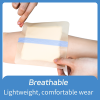 Pansement Cohésif en Mousse de Silicone Imperméable Huawei avec Bordure pour Cicatrisation Post-Opératoire, Brûlures, Pression et Cicatrices, Certifié CE