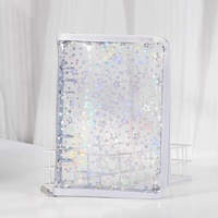 Fonctionnel Transparent Pvc clair doux portefeuille économie recette argent organisateur Budget liant enveloppes rechargeables