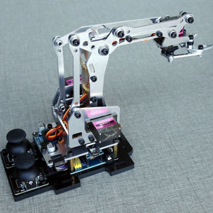 Kit de bras robotique mécanique DIY avec pince à griffes, programmable Arduino, ensemble de construction servo 5DOF, jouet éducatif de codage STEM K02 - Product Image 5