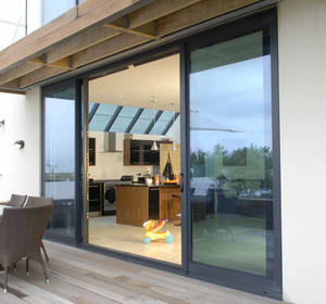 AS2047 Portes coulissantes en aluminium au design moderne australien Extérieur insonorisé Grande vue pour <span class=keywords><strong>l</strong></span>'intérieur Écran en fibre <span class=keywords><strong>de</strong></span> verre pour hôtel - Product Image 6