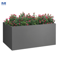 Plateau de rempotage mur flottant moules en métal en acier corten grands pour jardinières intelligentes extérieures pot d'arrosage automatique de plante en lévitation