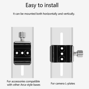 Abrazadera de liberación rápida de aluminio YEAH para estándar tipo Arca para DJI Ronin S/SC, para ZHIYUN <span class=keywords><strong>Crane</strong></span> Series <span class=keywords><strong>Weebill</strong></span> S Gimbal - Product Image 6