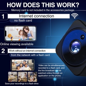 Mini caméra de sécurité portable sans fil 1000mAh CMOS <span class=keywords><strong>HIDVCAM</strong></span> 2.4G WiFi USB 1080p Intérieur Extérieur Cloud ODM OEM - Product Image 3