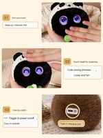 Jouet interactif intelligent en peluche avec commande vocale pour enfants, robot d'apprentissage et de racontage d'histoires en silicone