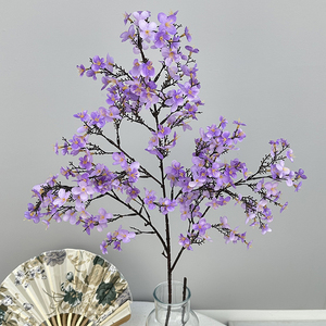 QYYM-686 fleur pleine branche haute qualité fait à la main soie Babysbreath Orange gypsophile artificielle bébé <span class=keywords><strong>souffle</strong></span> pour l'obtention du diplôme - Product Image 6