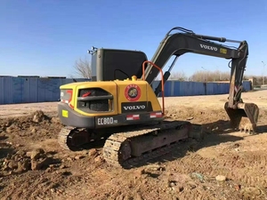 Excavadora Pequeña Usada Volvo de 8 Toneladas en Venta, Volvo EC80D, Volvo EC140, Maquinaria Excavadora Usada en Venta en Shanghái - Product Image 3
