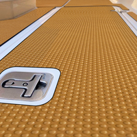 Revêtement de sol marin en mousse EVA gaufrée KT GuoMei pour bateaux, feuille de pont en teck pour yacht, plancher EVA 240*120, épaisseur 9mm, style design moderne