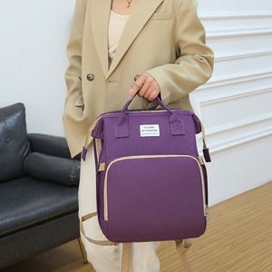 Mommy <b>Bag</b> Lightweight Portable Folding Crib <b>Bed</b> Large-capacity Travel Maternity <b>Bags</b> Baby Backpack Female Mommy Outting <b>Bag</b> - Product Image 3