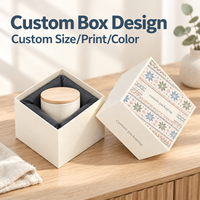 Boîte en carton rigide personnalisée avec couvercle et base, doublure souple pour boîte à thé, pot en céramique, emballage cadeau artisanal, logo personnalisé