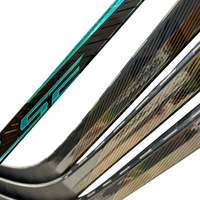 Palo de hockey sobre hielo de fibra de carbono ZENK con nombre y número personalizados, diseño envolvente completo con impresión UV, flex 20-105, cuchilla PM9.