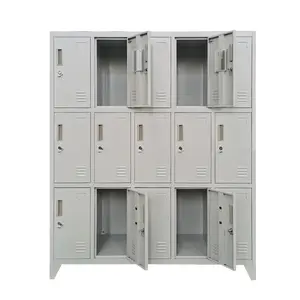 China supplier factory price 15 doors locker for school student metal locker