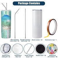 Gobelet à sublimation OEM avec design personnalisé, gobelet à logo, haut-parleur, gobelet à eau sous vide avec couvercle et paille, mug en acier inoxydable