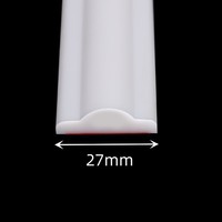 Moulures décoratives de style moderne pour mur de maison, moulures en PS laminées avec film doré, cadre photo